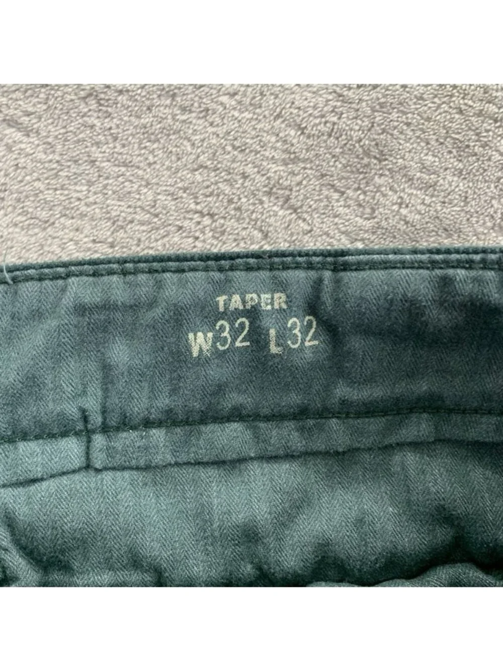 Levis XX Cargo Taper Pants Mens 32x30” Forest Green Corduroy Utility Workwear